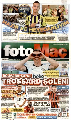 Fotomaç Gazetesi Manşetleri