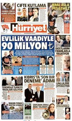 Hürriyet Gazetesi Manşetleri
