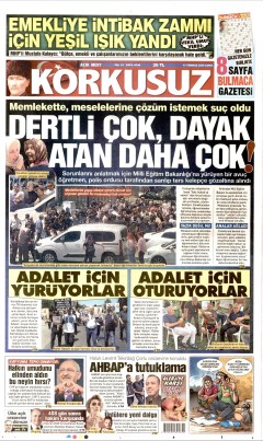 Korkusuz Gazetesi Manşetleri