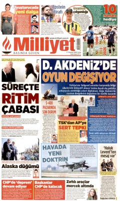 Milliyet Gazetesi Manşetleri