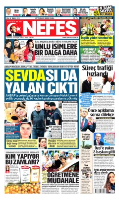 Nefes Gazetesi Manşetleri