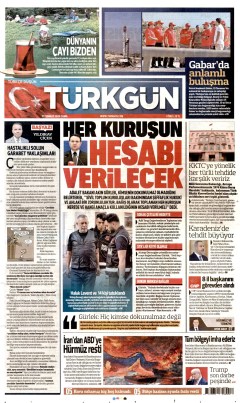Türkgün Gazetesi Manşetleri