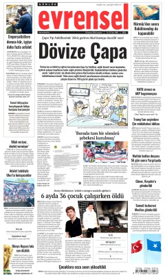 Evrensel Gazetesi Manşetleri