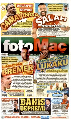 Fotomaç Gazetesi Manşetleri