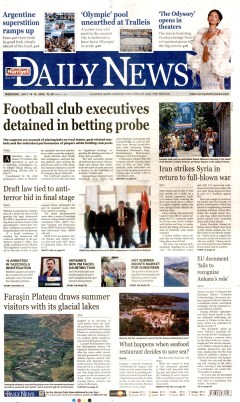 Hürriyet Daily News Gazetesi Manşetleri