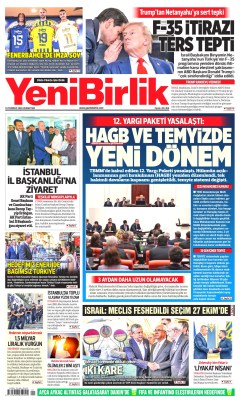 YeniBirlik Gazetesi Manşetleri