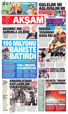 Akşam Gazetesi Manşetleri
