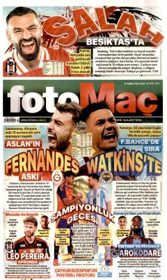 Fotomaç Gazetesi Manşetleri