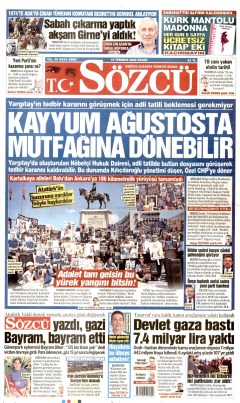 Sözcü Gazetesi Manşetleri
