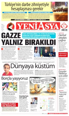 Yeni Asya Gazetesi Manşetleri