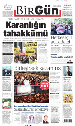 BirGün Gazetesi Manşetleri