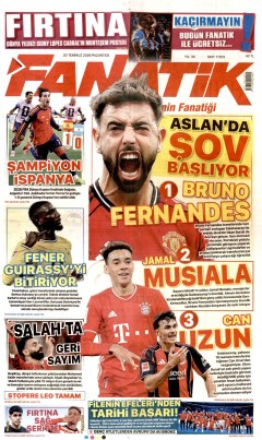 Fanatik Gazetesi Manşetleri