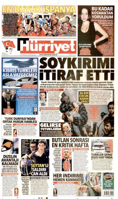 Hürriyet Gazetesi Manşetleri