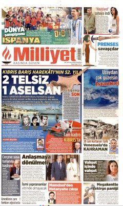 Milliyet Gazetesi Manşetleri