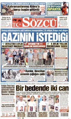 Sözcü Gazetesi Manşetleri
