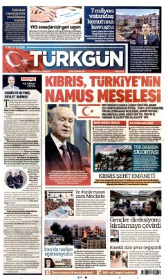 Türkgün Gazetesi Manşetleri