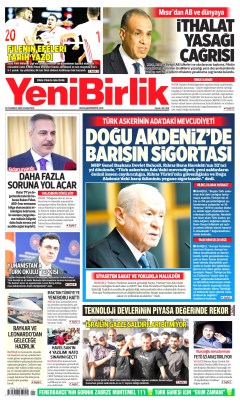 YeniBirlik Gazetesi Manşetleri