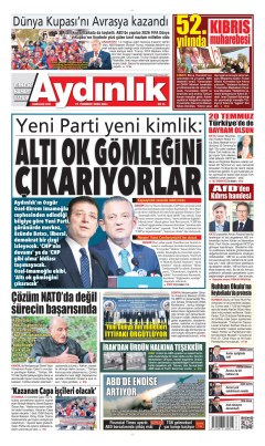 Aydınlık Gazetesi Gazetesi Manşetleri