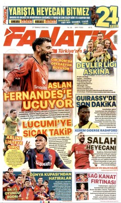 Fanatik Gazetesi Manşetleri