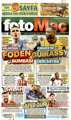 Fotomaç Gazetesi Manşetleri