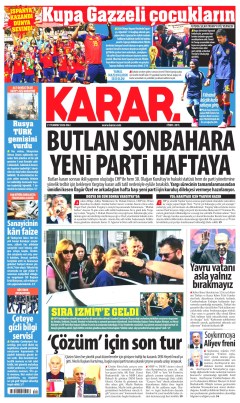 Karar Gazetesi Manşetleri