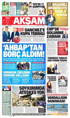 Akşam Gazetesi Manşetleri