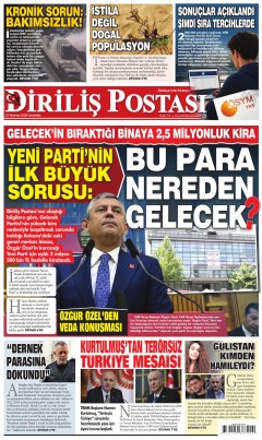 Diriliş Postası Gazetesi Manşetleri