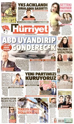 Hürriyet Gazetesi Manşetleri