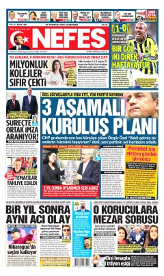 Nefes Gazetesi Manşetleri