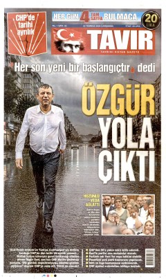 Tavır Gazetesi Gazetesi Manşetleri