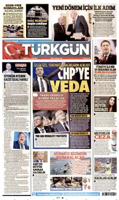 Türkgün Gazetesi Manşetleri