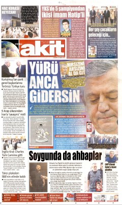 Yeni Akit Gazetesi Manşetleri