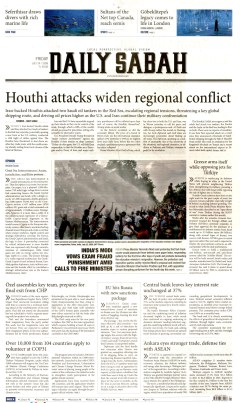 Daily Sabah Gazetesi Manşetleri