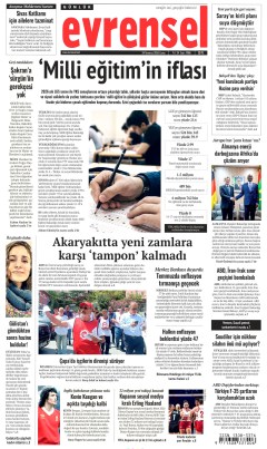 Evrensel Gazetesi Manşetleri