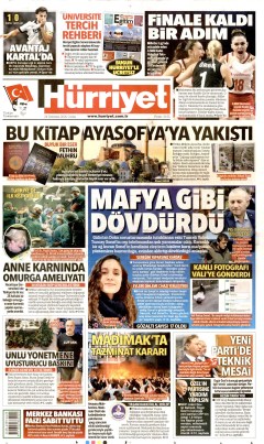 Hürriyet Gazetesi Manşetleri