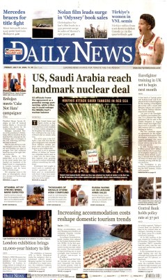 Hürriyet Daily News Gazetesi Manşetleri