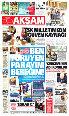 Akşam Gazetesi Manşetleri