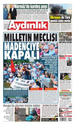 Aydınlık Gazetesi Gazetesi Manşetleri