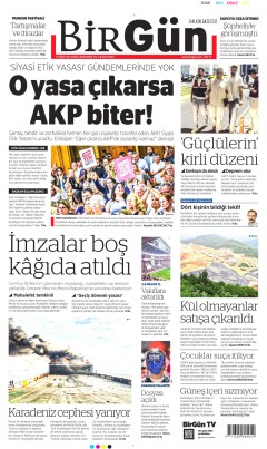 BirGün Gazetesi Manşetleri