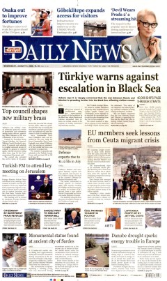 Hürriyet Daily News Gazetesi Manşetleri