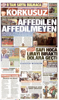Korkusuz Gazetesi Manşetleri