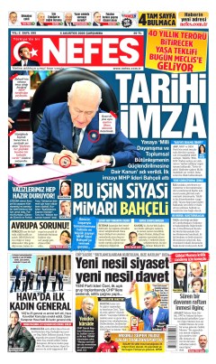 Nefes Gazetesi Manşetleri