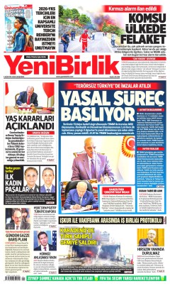 YeniBirlik Gazetesi Manşetleri