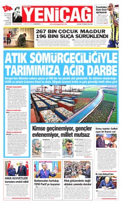 Yeniçağ Gazetesi Manşetleri