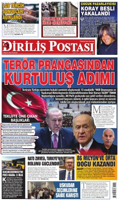 Diriliş Postası Gazetesi Manşetleri