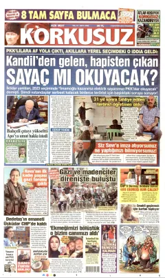 Korkusuz Gazetesi Manşetleri