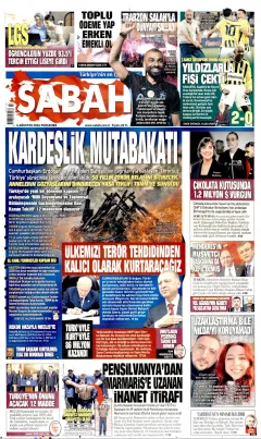 Sabah Gazetesi Manşetleri