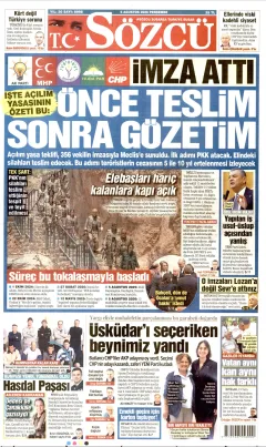Sözcü Gazetesi Manşetleri