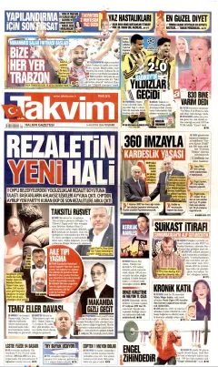 Takvim Gazetesi Manşetleri