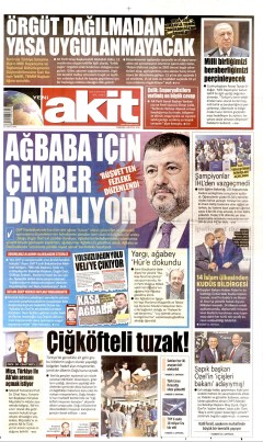 Yeni Akit Gazetesi Manşetleri